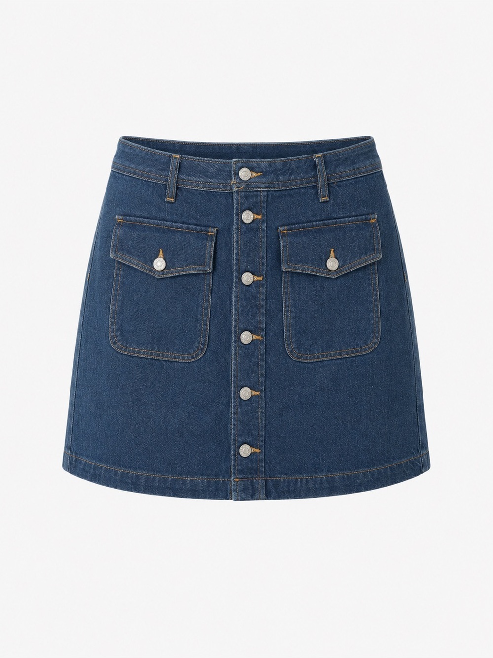 Loft denim mini skirt, size 10